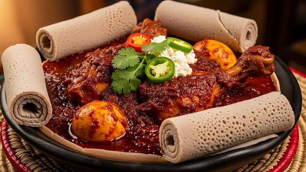 Doro Wat: Ethiopian Spiced Chicken Stew