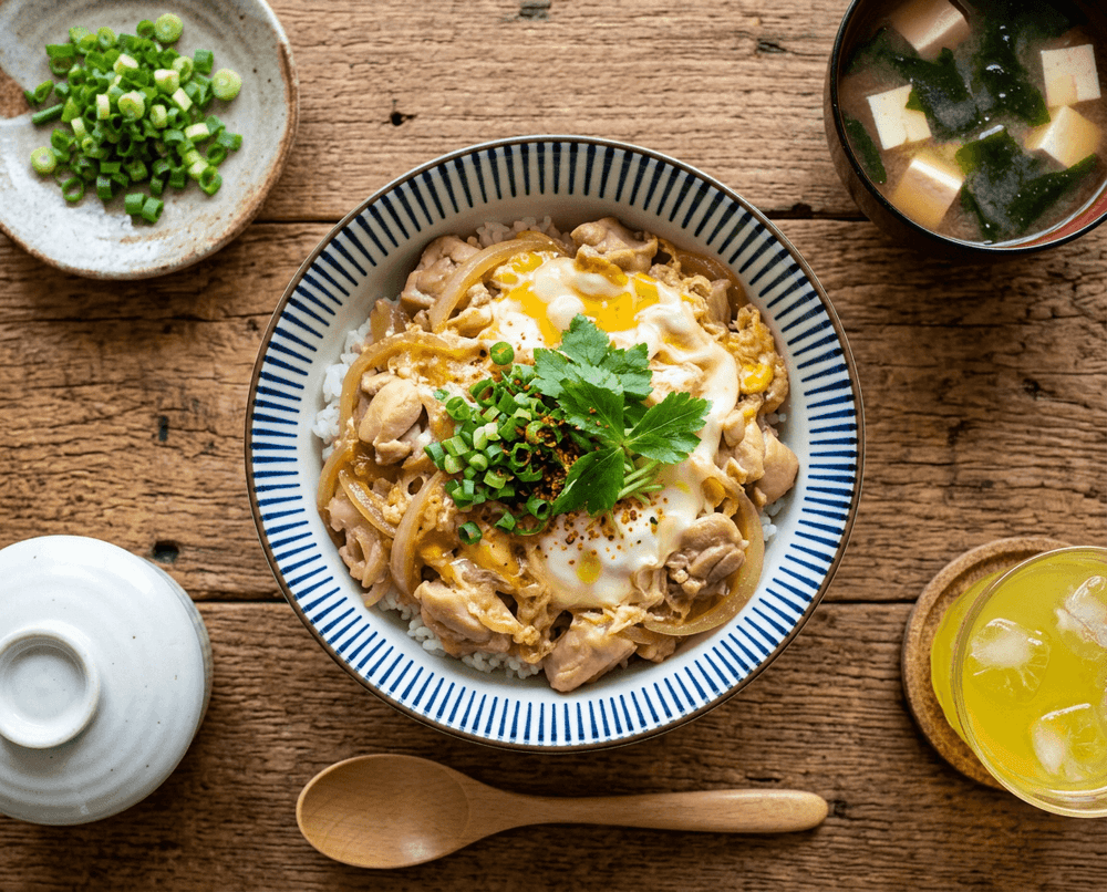 Oyakodon: Classic Japanese Chicken and Egg Rice Bowl