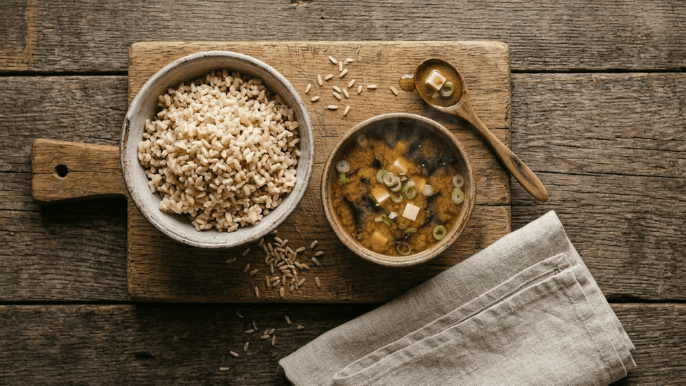 Arroz Integral y Miso, los Pilares Discretos de la Cocina Macrobiótica