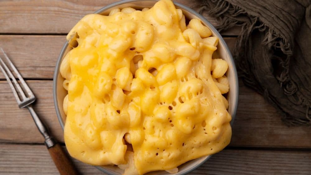 Mac and Cheese Clásico Americano con Queso Cheddar