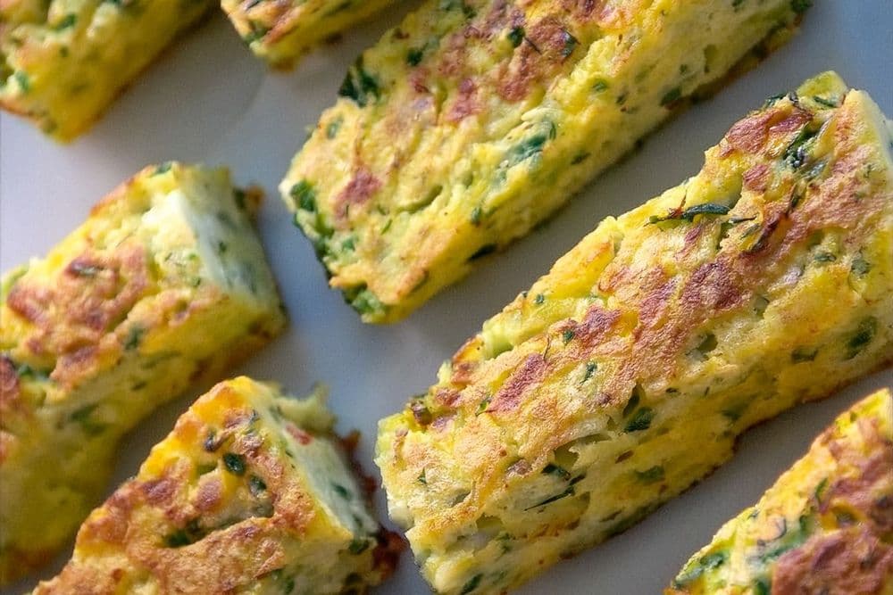 Oat Courgette Eggy Fingers