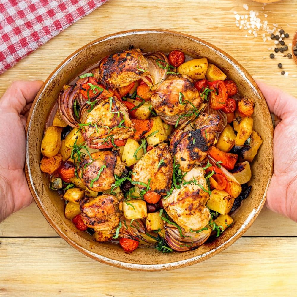 Roast Chicken with Vegetables