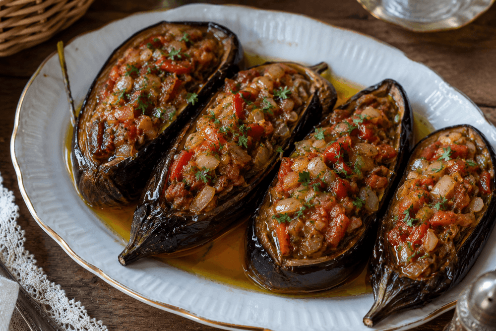 Berenjenas Rellenas al Estilo Turco