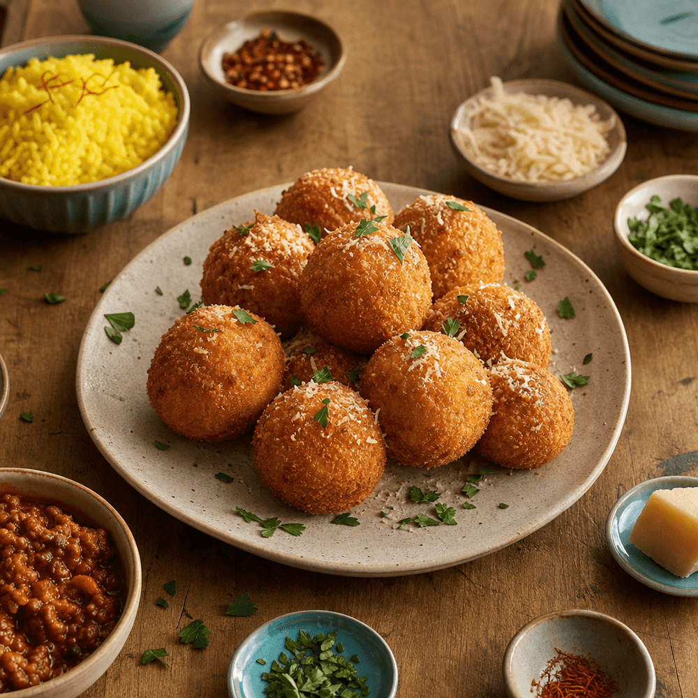 Arancini – Sizilianische Reisbällchen
