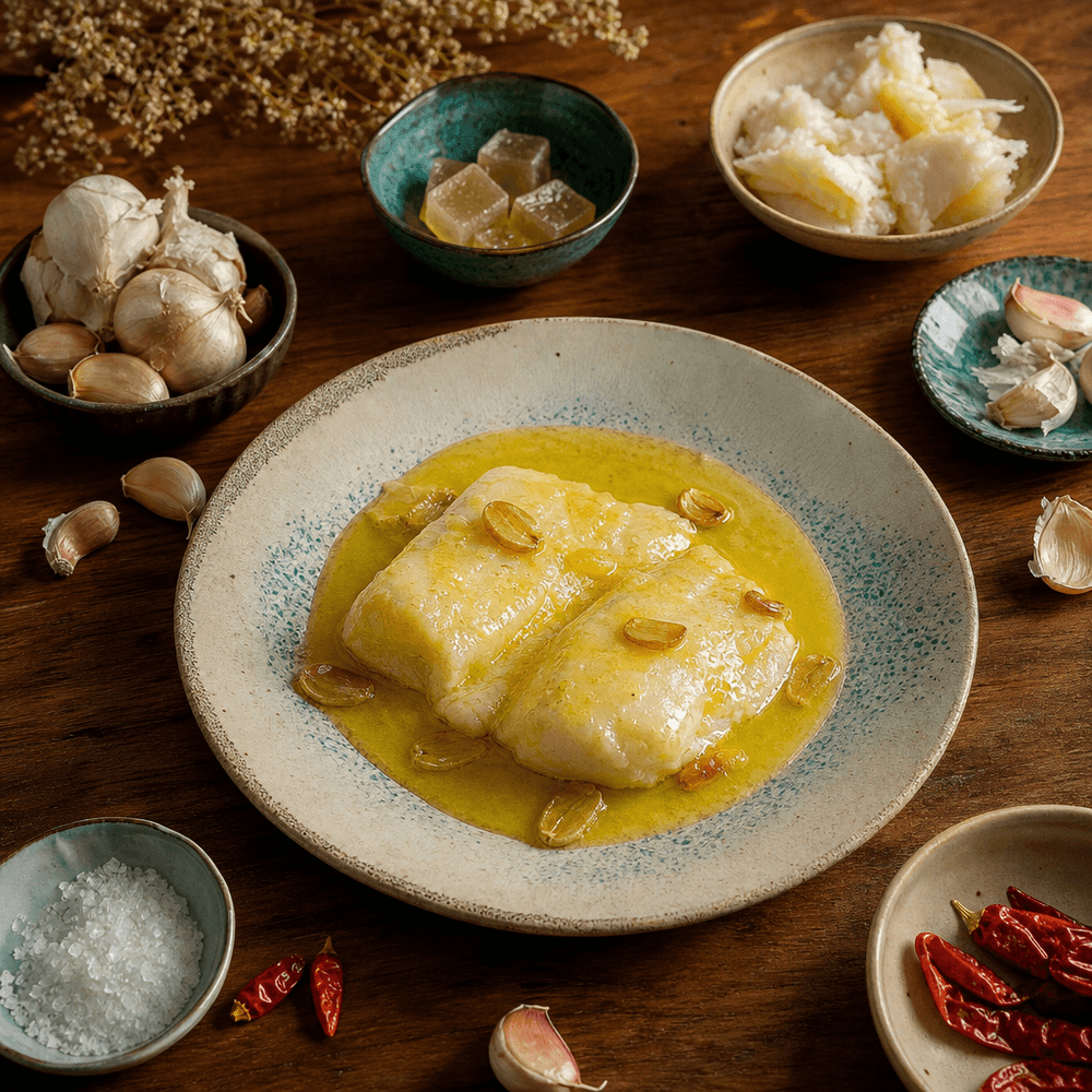 Bacalao al Pil-Pil: Emulsión en Frío de Aceite