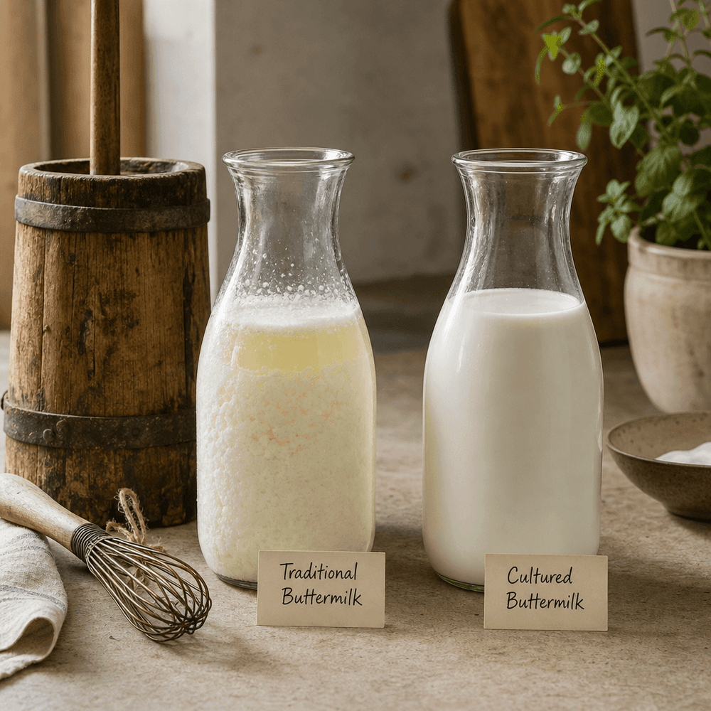 Buttermilk de Suero Real, Ingrediente Reemplazado