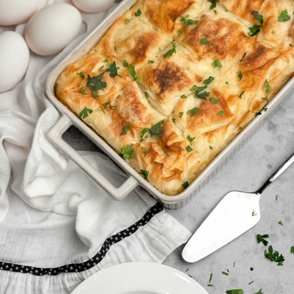 Gluten Free Spanakopita Rice and Eggs Baked