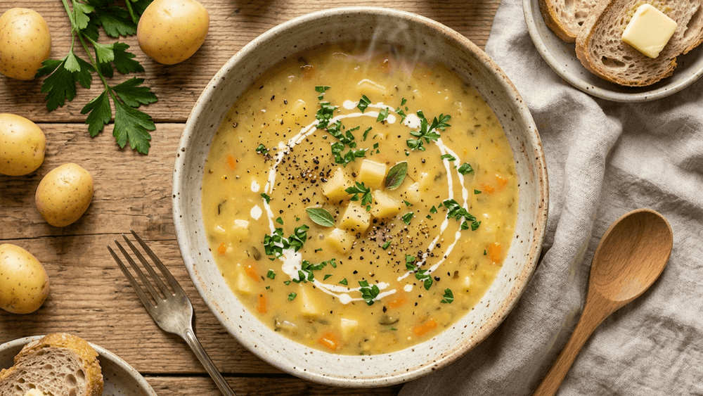 Kartoffelsuppe – Klassische deutsche Kartoffelsuppe