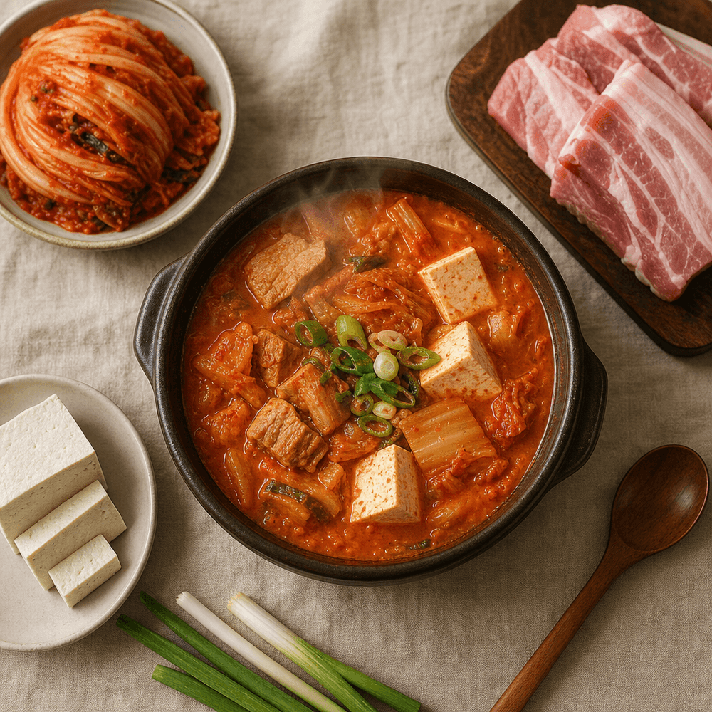 Kimchi Jjigae with Pork and Tofu