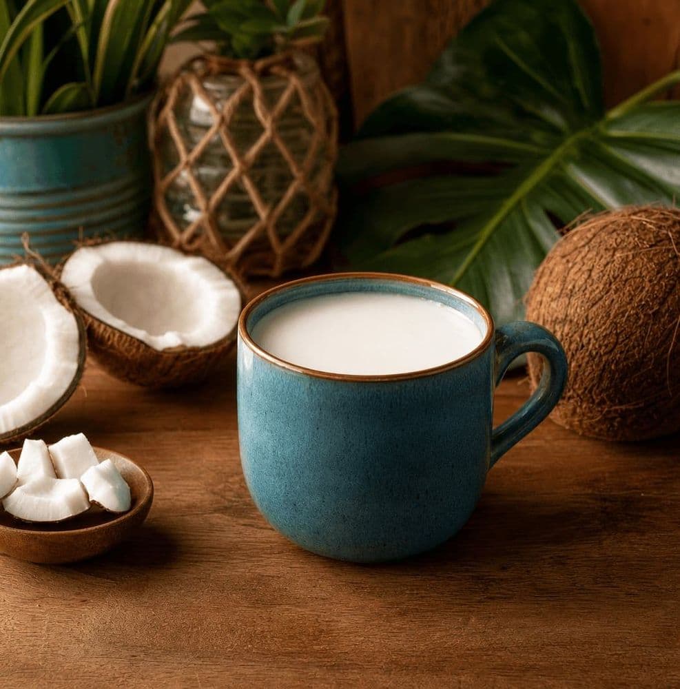 Lait dans le régime paléo : le lait de coco