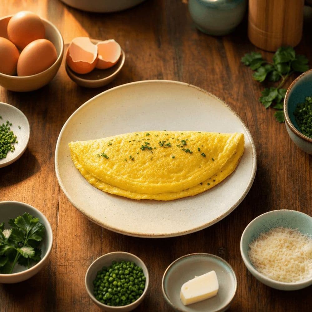 Omelete francesa: a simplicidade da precisão