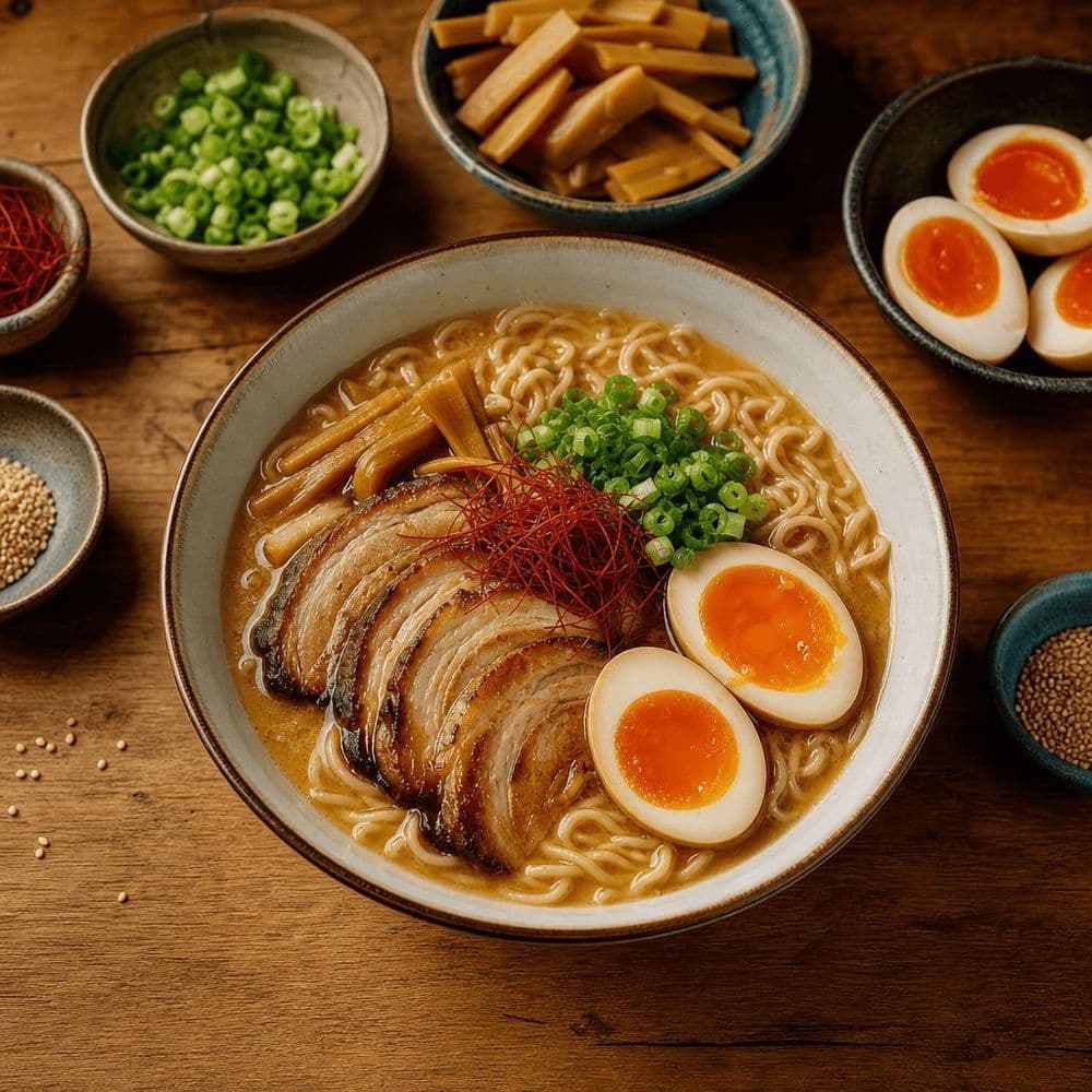 Ramen: Finalizar com as Guarnições na Hora para Preservar a Textura