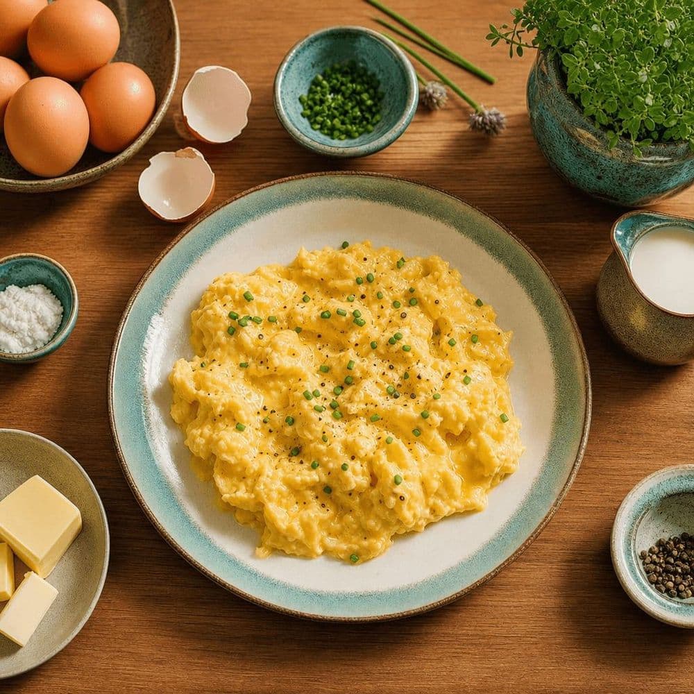 Ovos mexidos: a ciência da mistura de ovos perfeita