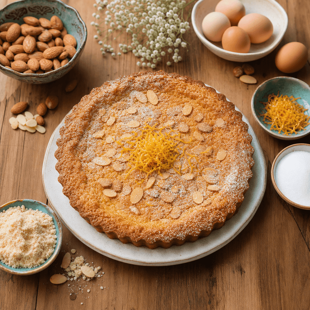 Rustic Flourless Lemon and Almond Cake