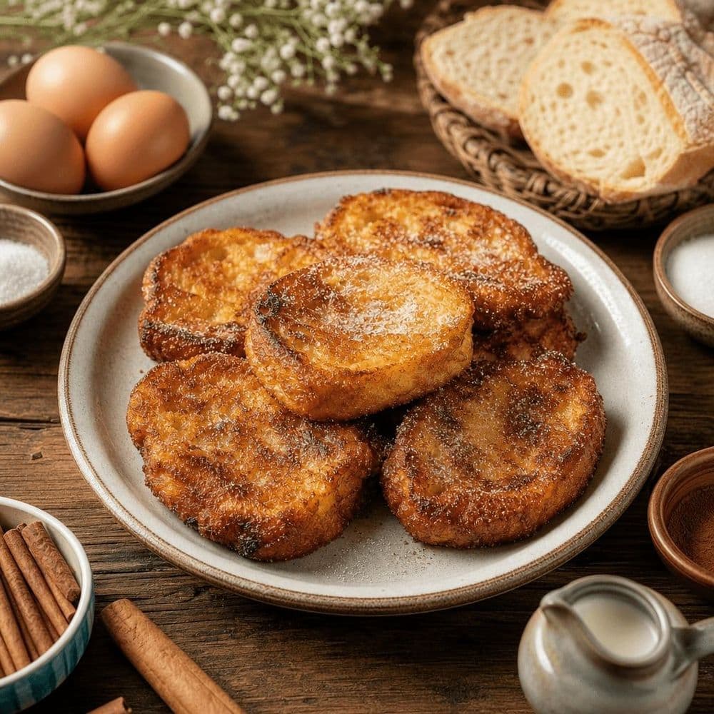 Torrijas: a espessura do pão define a textura