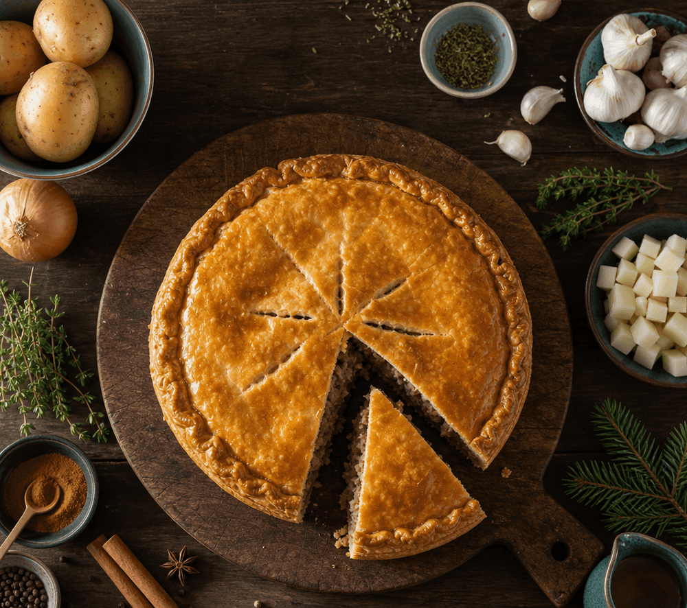 Tourtière québécoise au porc et bœuf
